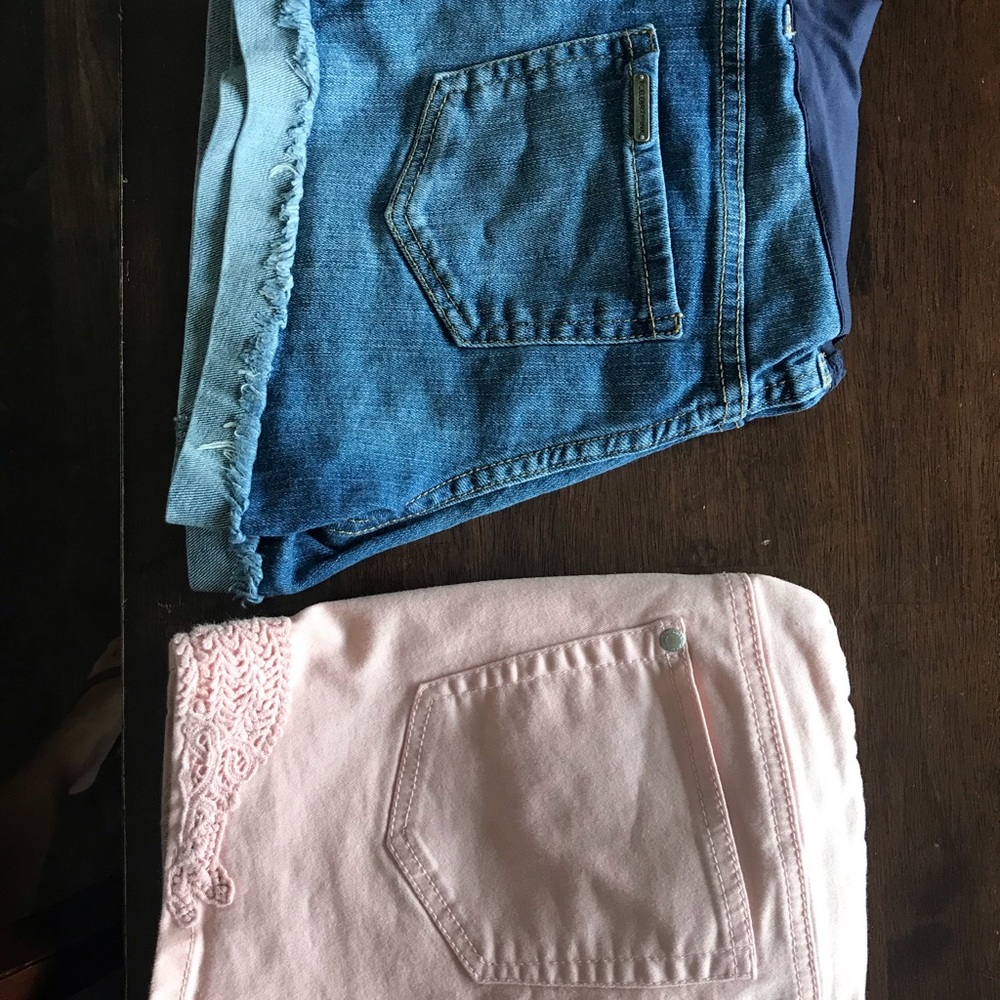 Maternity Denim Shorts